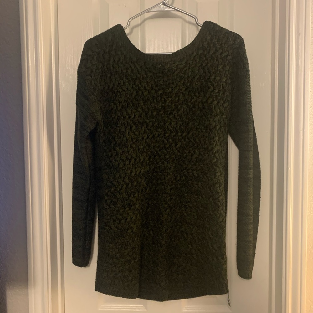 Olive green sweater